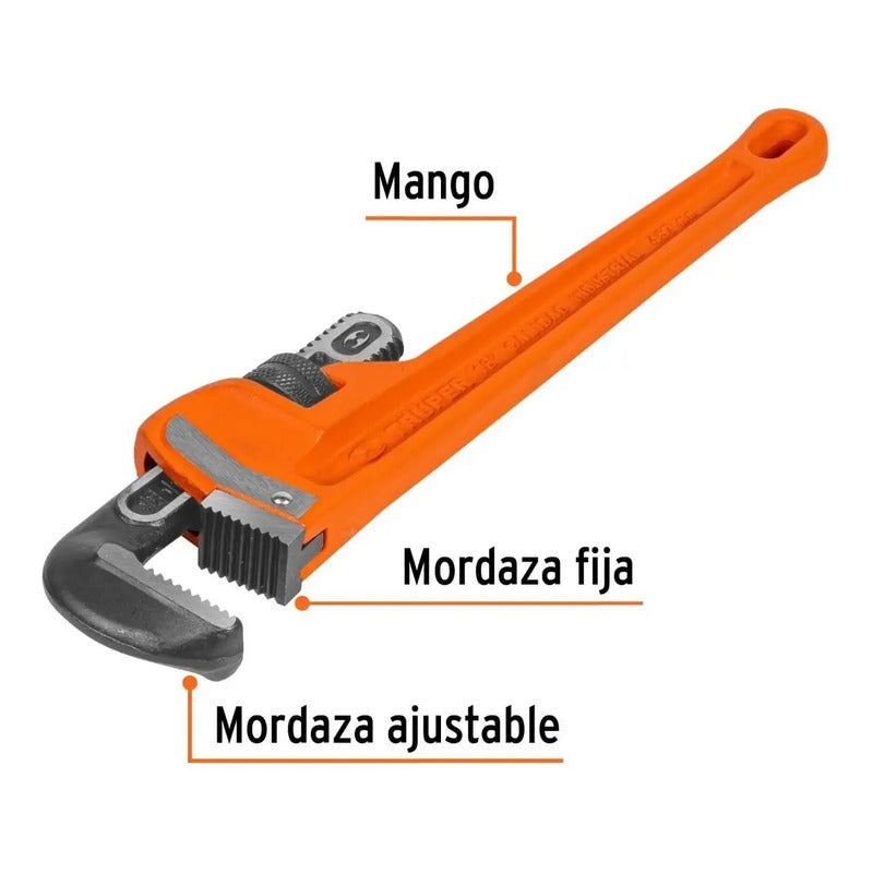 Llave Stilson 18 Pulgadas Sti-18 - Truper