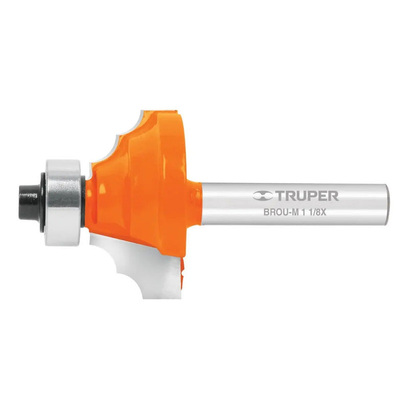 Broca Para Router, Moldura Clásica, 1-1/8  Con Balero Truper