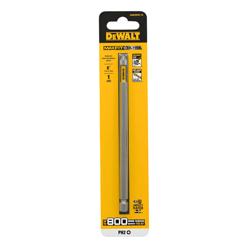 Punta De Destornillador Larga Hexagonal Dewalt Dwaf6ph2-1h