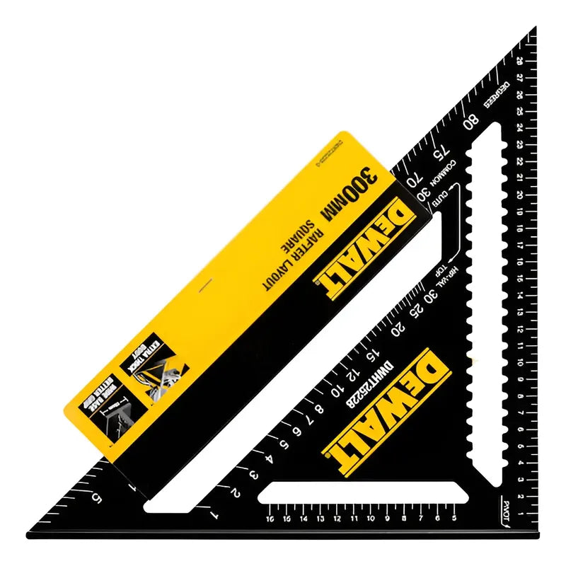 Escuadra Métrica 30cm Dewalt Dwht25228-0 Negro