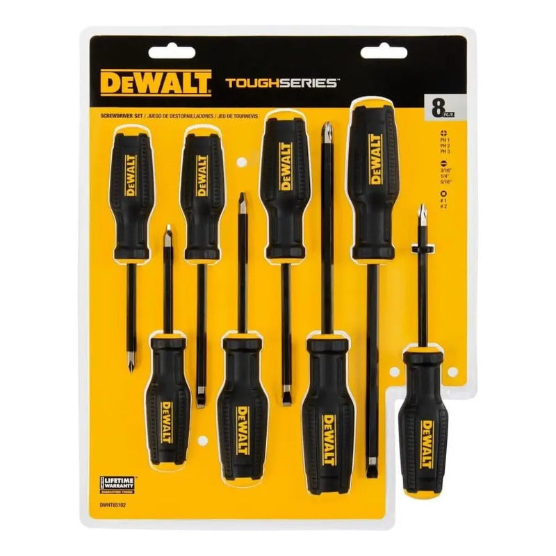 Set De Destornilladores Toughseries (8 Pc) Dewalt Dwht65102