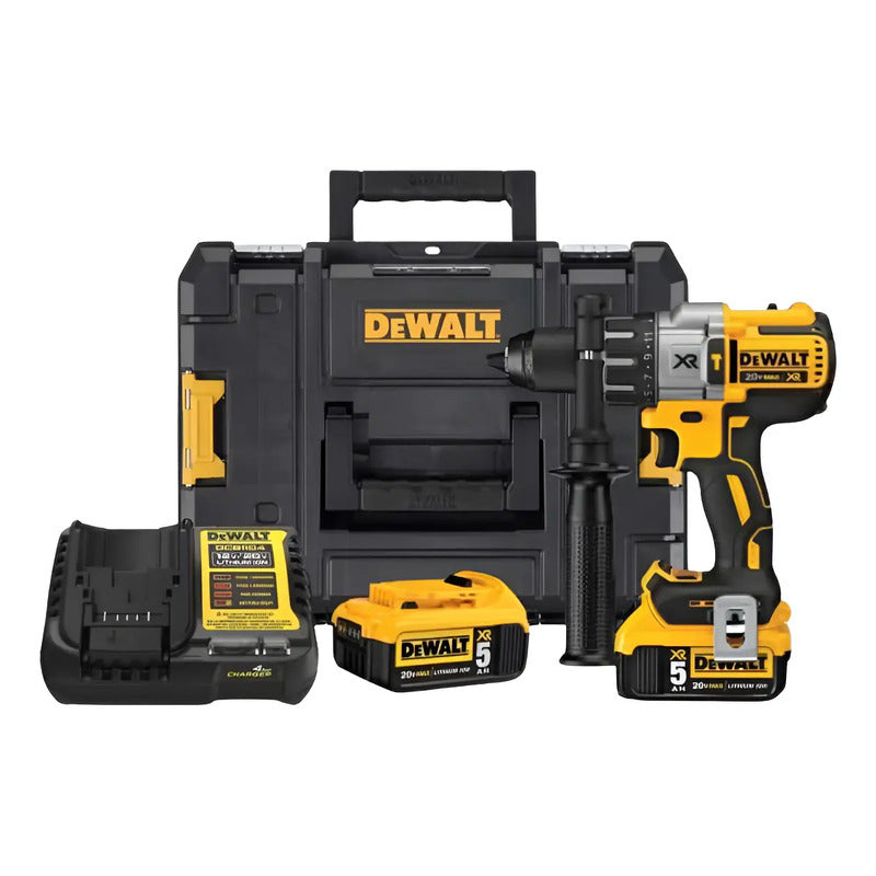 Taladro Percutor 1/2 38250 Gpm Inc 2 Bat Y Carg Dewalt Amarillo