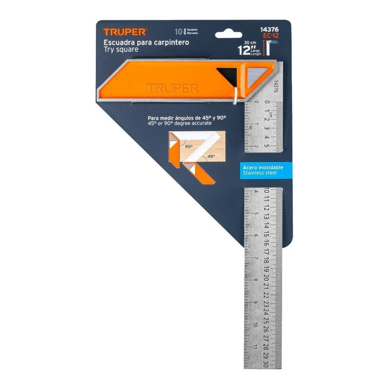Escuadra De Carpintero 12 PuLG. Truper