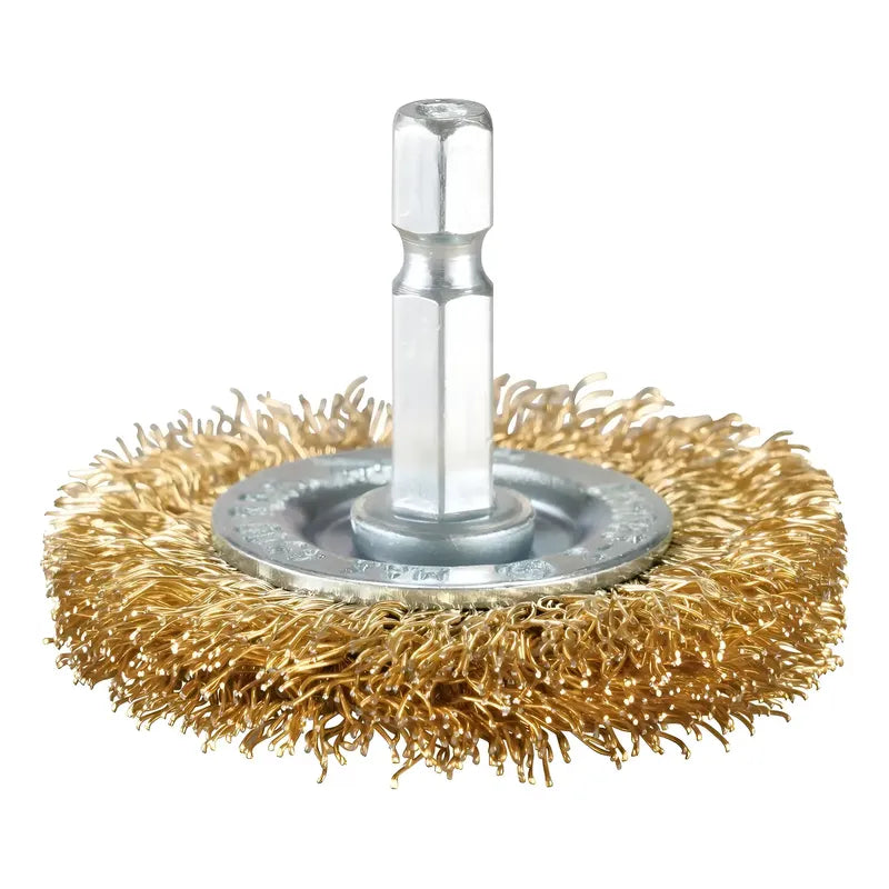 Grata De Alambre Ondulado Latonado 2 X 1/4 Makita D73667 Dorado