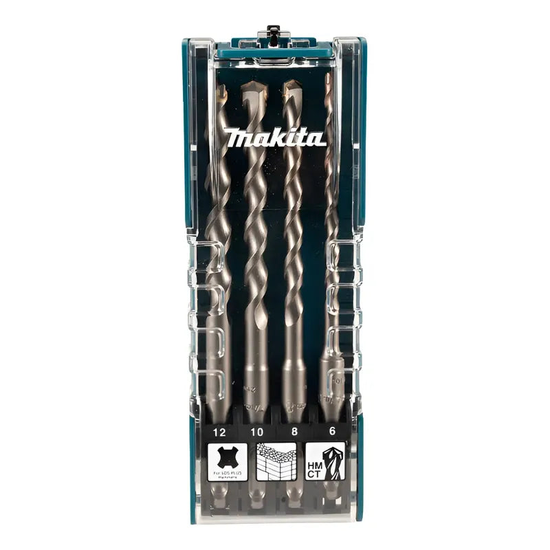 Set 4 Pcs Brocas Sds-plus (6,8,10,12 X 160mm) D-74756 Makita