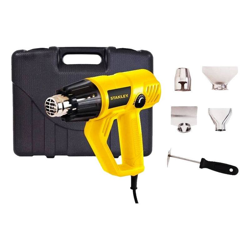 Pistola De Calor Stanley 1800w + Maleta+accesorios Sthx2000k Amarillo