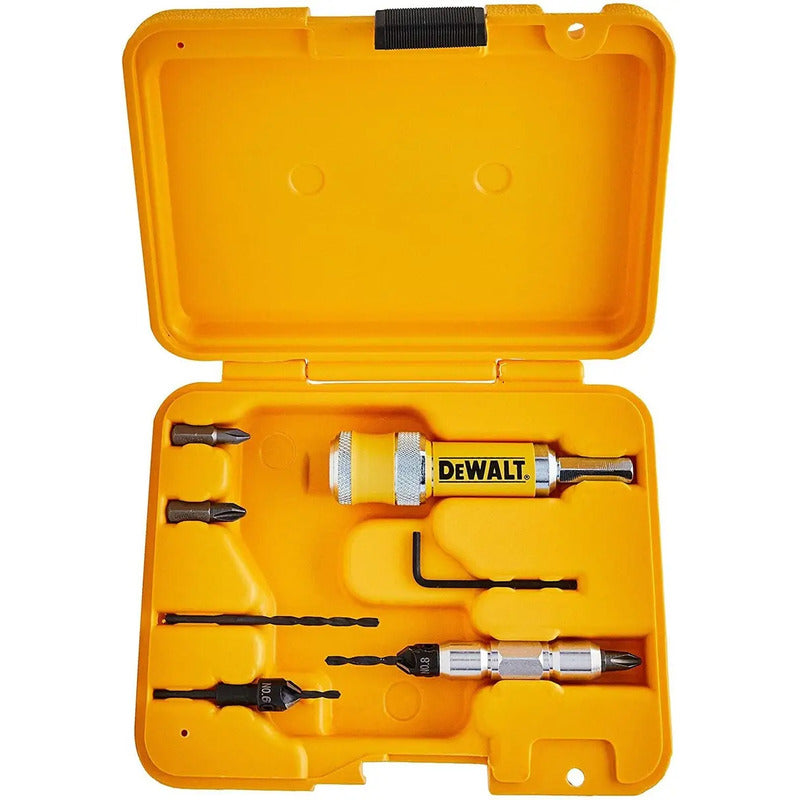 Set Avellanador Para Atornillar 8 Piezas Dewalt Dw2730