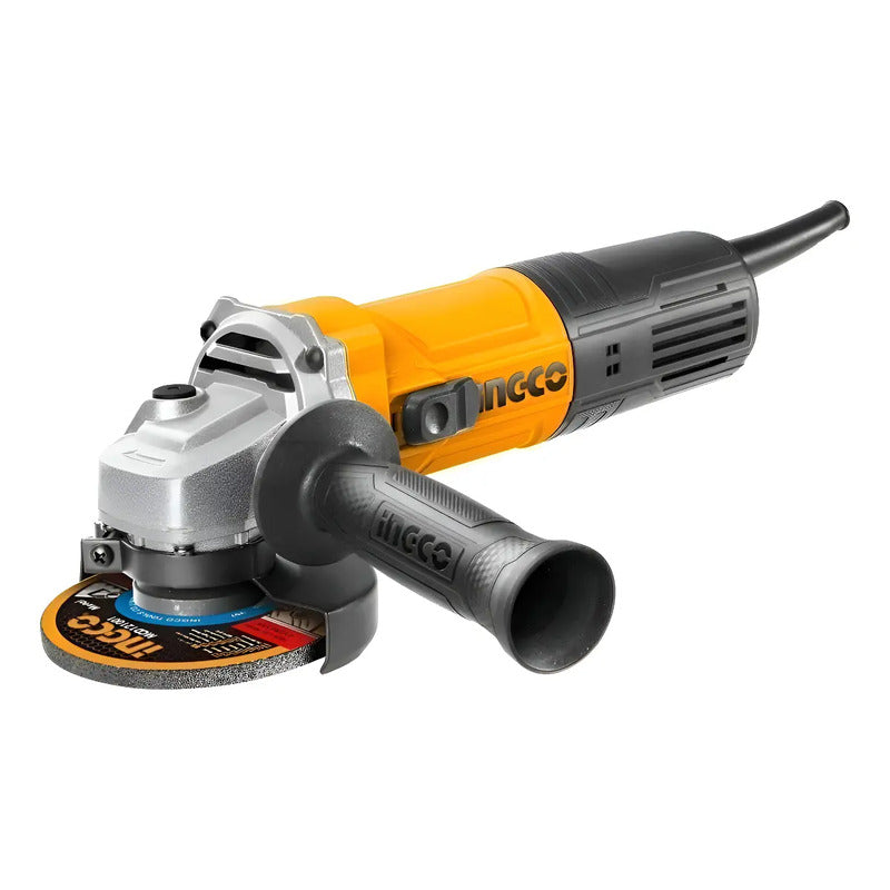 Esmeril Angular 4 1/2'' 750w Ingco Ag75028 Naranja 60 Hz