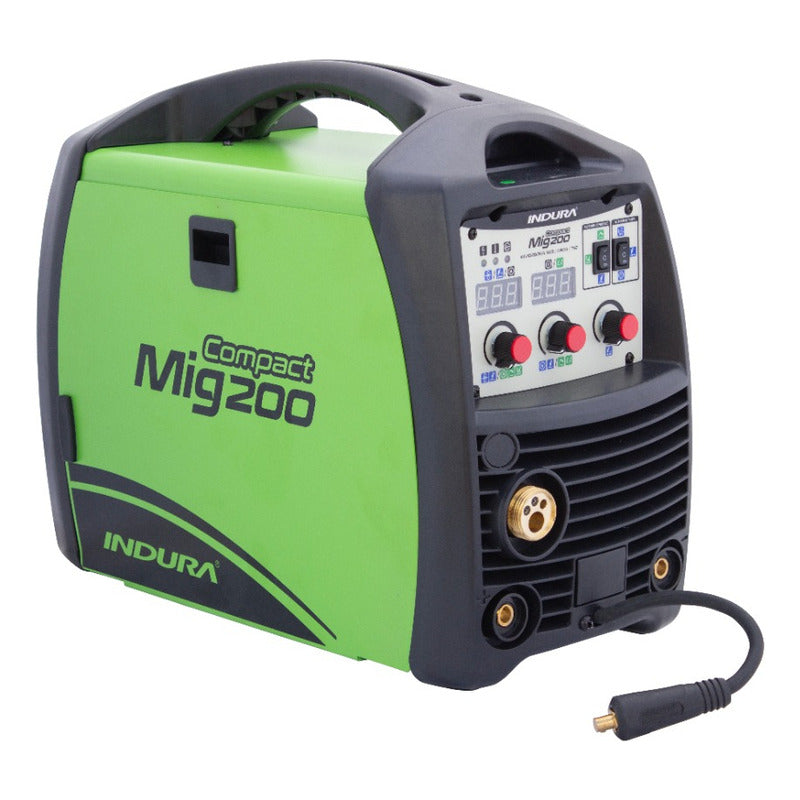 Soldadora Indura Compactmig 200 Color Verde Frecuencia 50 Hz Verde/negro