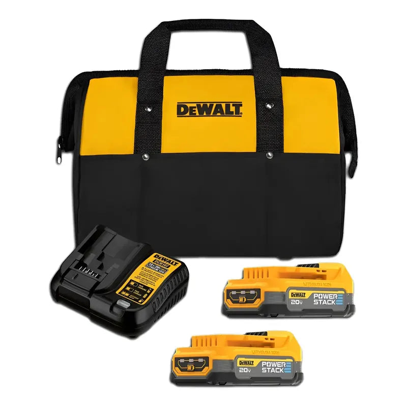 Kit Baterías Powerstack 20v + Cargador Dewalt Dcbp034e2-b2