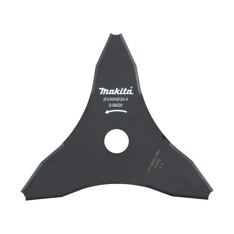 Cuchillo Metal 3 Puntas 230mm P/desbrozadora Makita D-66020