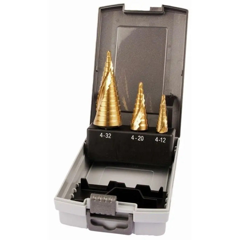 Brocas Escalonadas Espiral Titanium Makita 4-32 Mm D-41872