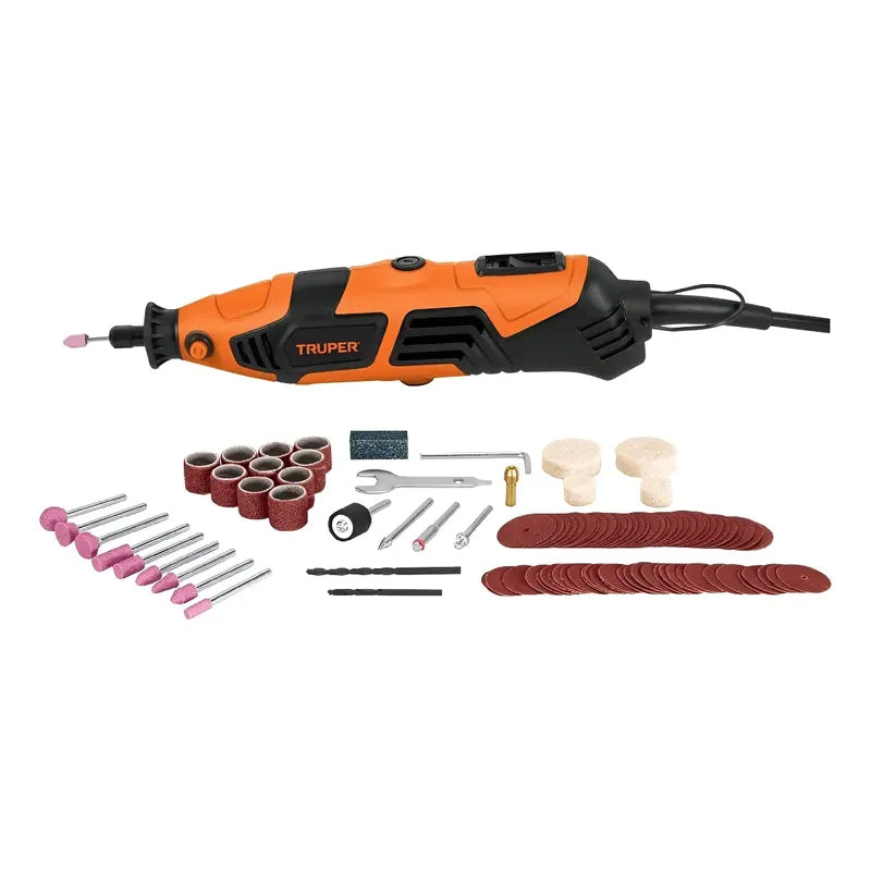 Herramienta Multipropósito Profesional Truper 150w + 98 Acc Naranja 60 Hz