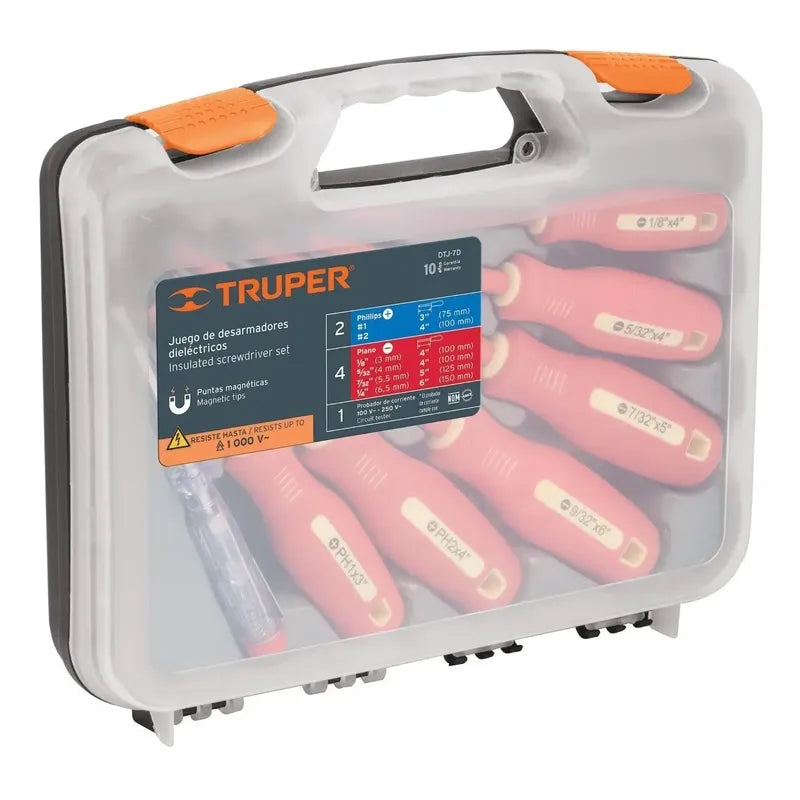 Destornillador Aislado Juego 7 Piezas 1000v - Truper 