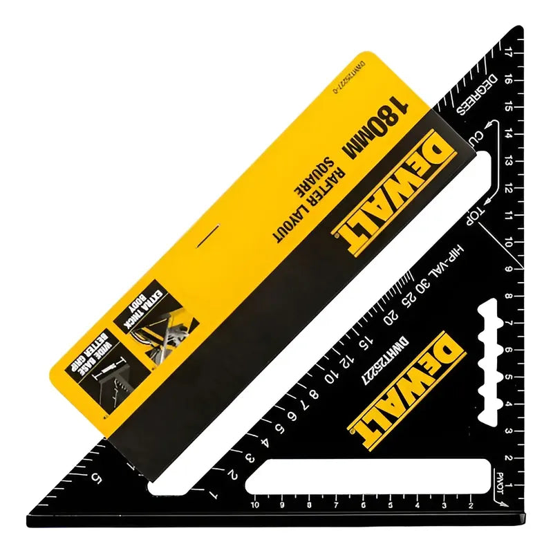 Escuadra Métrica 18cm Dewalt Dwht25227-0 Negro