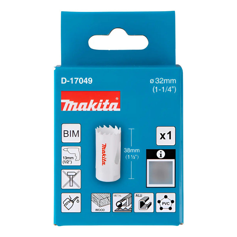 Sierra Copa Bim 32mm (1-1/4 Pulgadas) Makita D-17049
