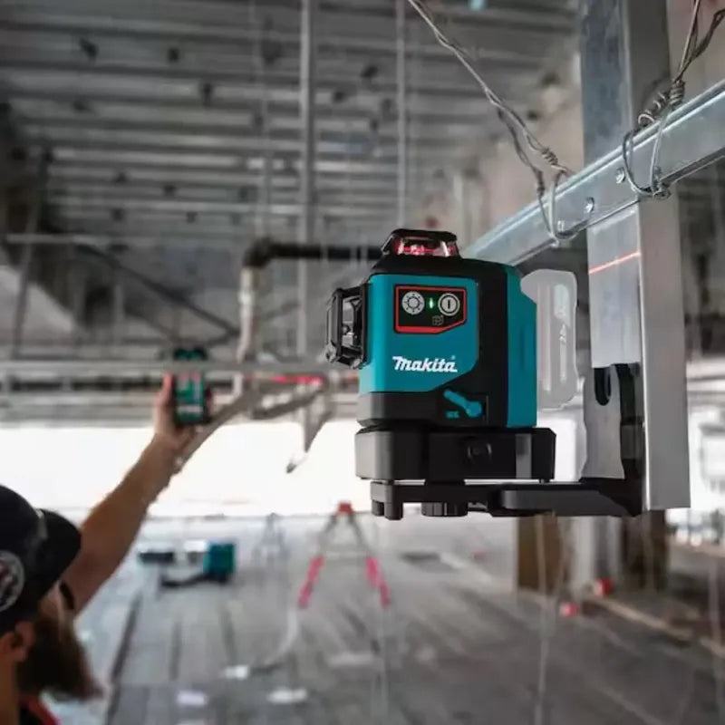 Nivel Laser Multilíneas Rojas 360° Bat+cargador Sk700d Makit
