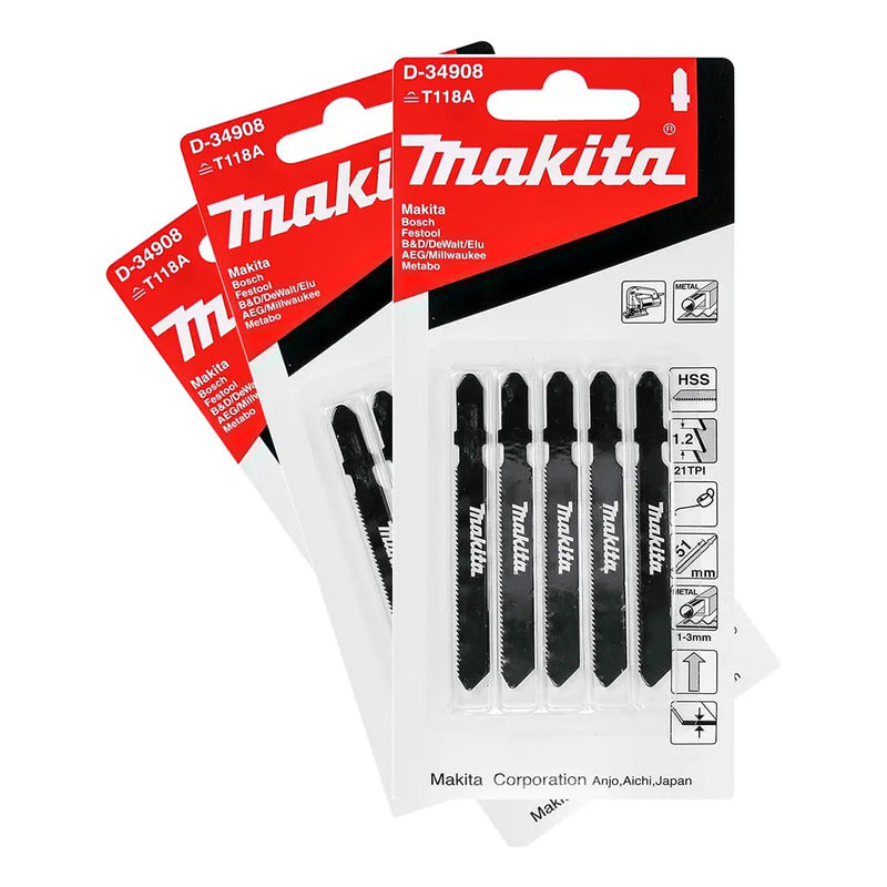 Hoja Calar Hss T118a (21t X 51mm) Para Metal (5pz)