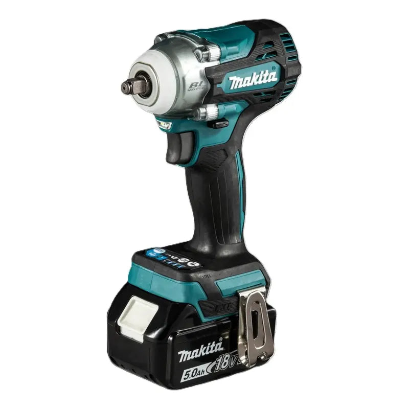 Llave De Impacto Inal. Makita Dtw302rtj Toma 3/8, Inc. Carg Turquesa 18v