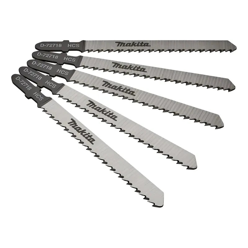Set 5 Pcs Hojas De Calar Madera Corte Rapido Makita D-72718