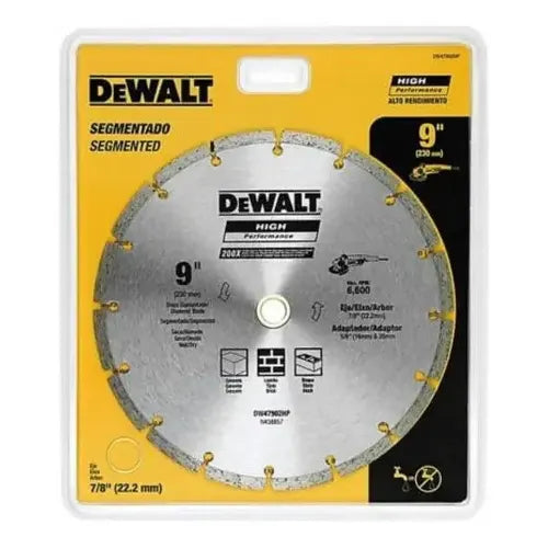 Disco Diamantado Segmentado 9'' Dewalt Dw47902hp