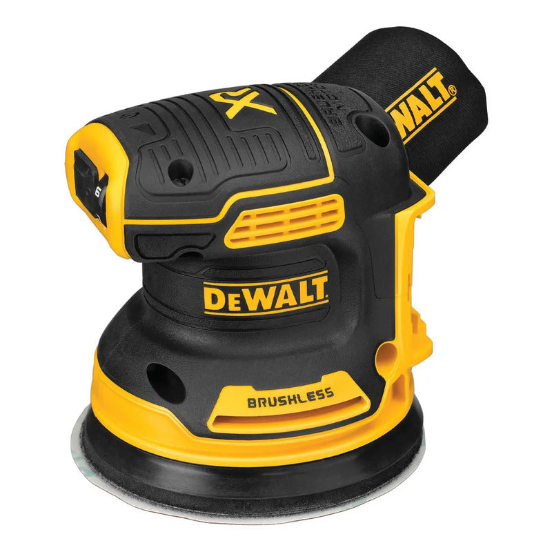 Lijadora Profesional Roto Orbital Inalámbrica Dewalt 20v Max Dcw210b Amarilla Y Negra 1.01kw 20v Amarillo/negro
