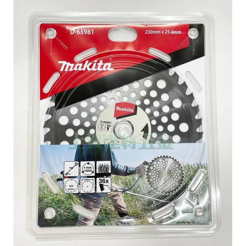 Disco Sierra P/desbrozadora 36 Dientes 230mm Makita D-65981 Plateado