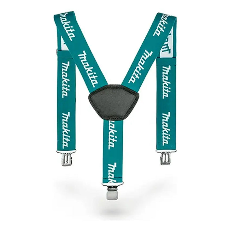 Tirantes Textil Con Clip Makita E-05402 Turquesa