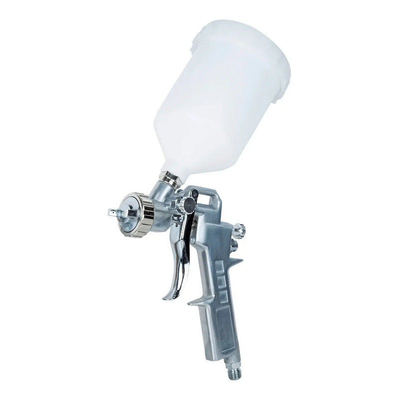 Pistola De Pintar Voylet S-990g Plateada 600 Ml Plateado