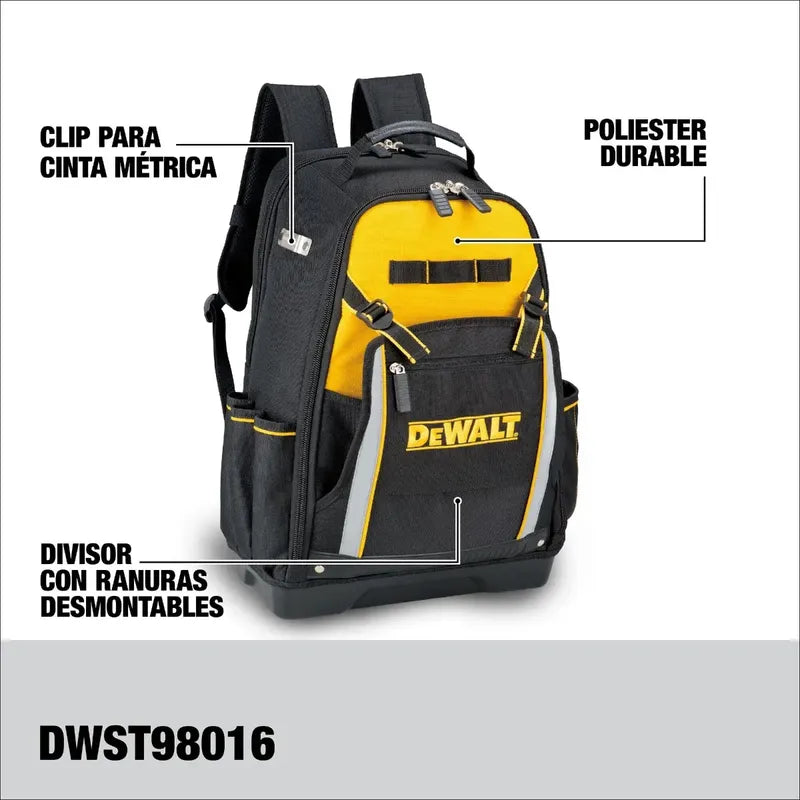 Mochila Industrial 43 Litros Multiuso Dewalt Dwst98016-la Negro