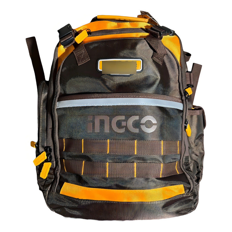 Mochila Reforzada Para Herramientas Ingco Hbp01028 Marrón