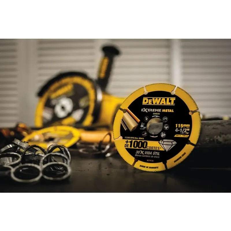 Disco De Corte Diamantado Dewalt 4.1/2 Dw8545 Extreme Metal