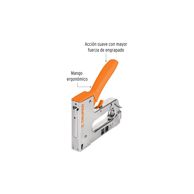 Engrapadora/clavadora Uso Rudo Et-50 Con 1000 Grapas Truper
