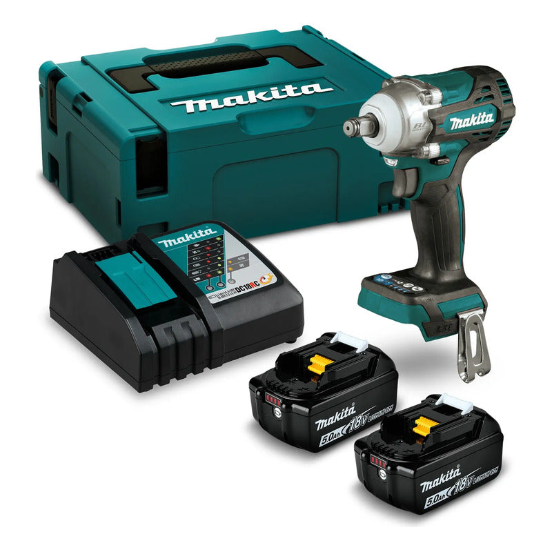 Llave De Impacto Makita Cuadrante De 1/2'' 330 Nm Dtw300rtj Turquesa