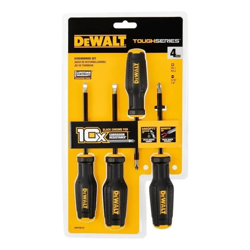 Set 4 Destornilladores Maxfit Dewalt Dwht65101