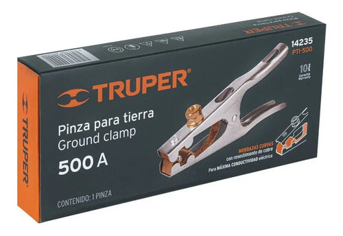 Pinza Para Tierra De 500a Truper Pti-500