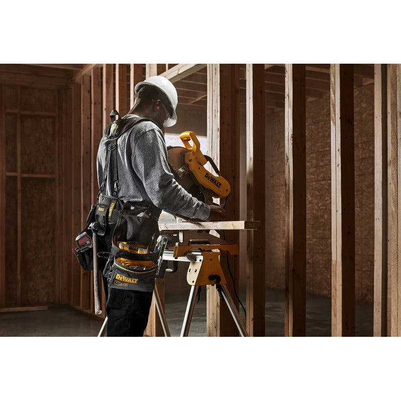 Cinturón Porta Herramientas Con Tirantes Dewalt Dwst540602 Amarillo