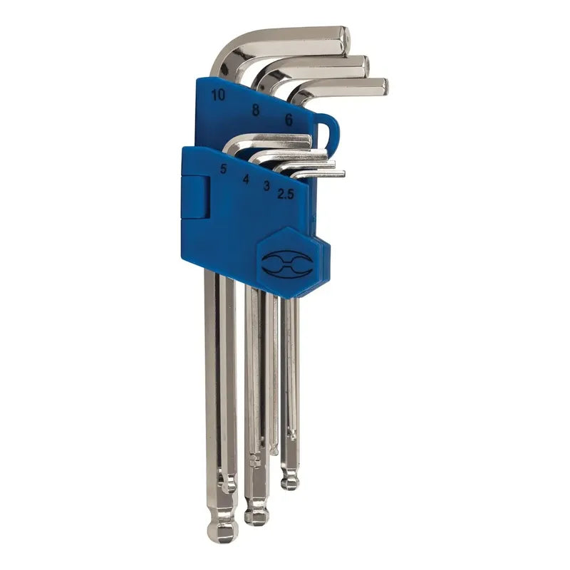 Juego Llave Allen Milimetrico Punta Bola 7pcs Largas Truper