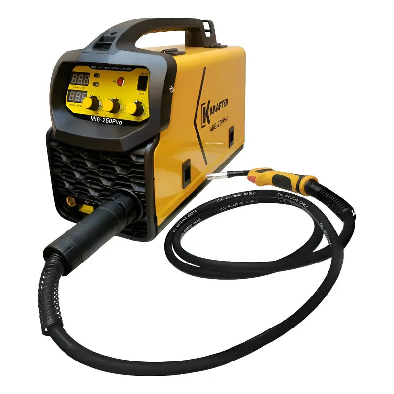 Soldadora Krafter Mig/mma-250a Pvo Amarillo
