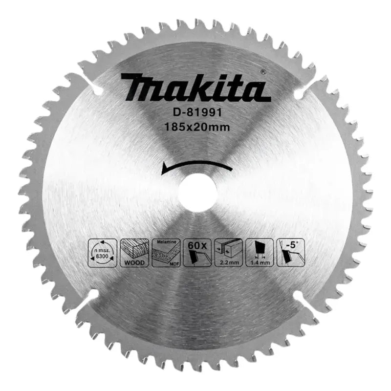 Discos Sierra Circular 7-1/4'' 60 Dientes Mdf - Makita Gris Claro