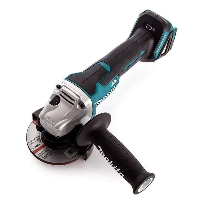 Esmeril Angular 4-1/2'' 18 Volt + Batería 3ah Makita Dga458 Azul Petróleo 50 Hz / 60hz