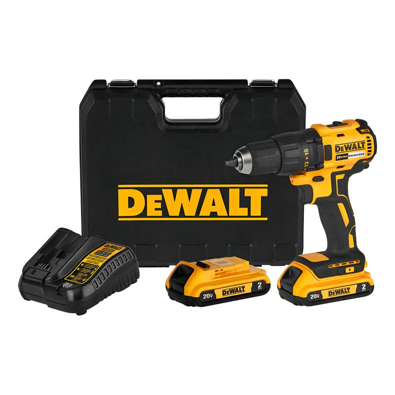 Kit Taladro Atornillador 1/2' 20v Max Dewalt Dcd7771d2-b2 Amarillo