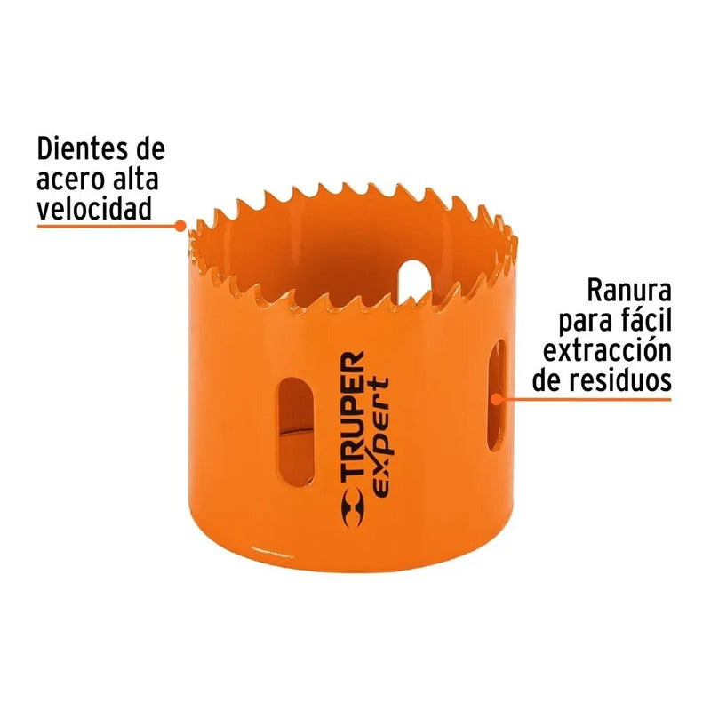 Sierra Copa Bimetal 2-1/4 PuLG. (57 Mm) Expert - Truper