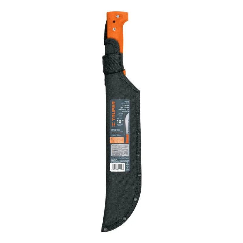 Machete Tipo Rambo 12' Con Funda Truper T-460-12x