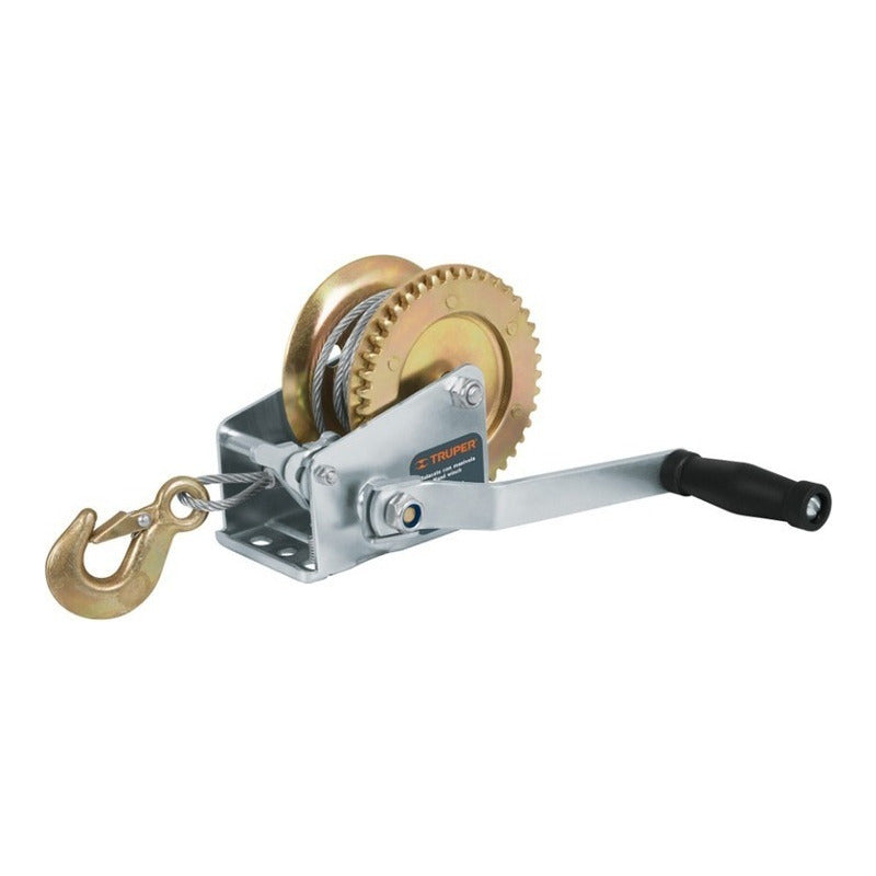 Tecle De Manivela 650 Kgs C/cable Truper 14720