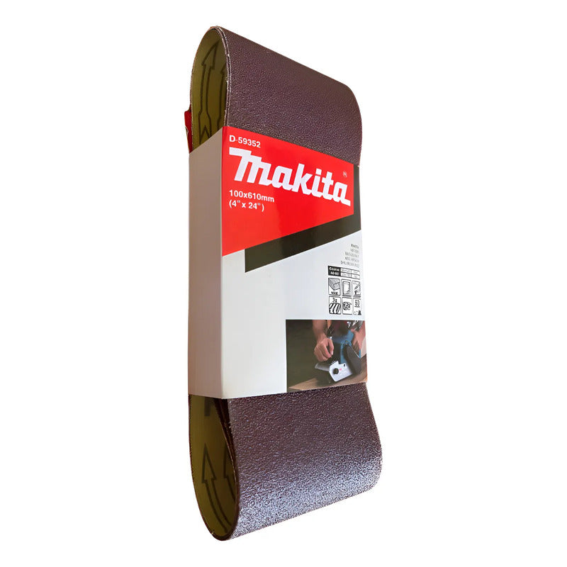 Lija De Banda 4  X 24 Pulgadas Grano 60 Makita D-59352 60