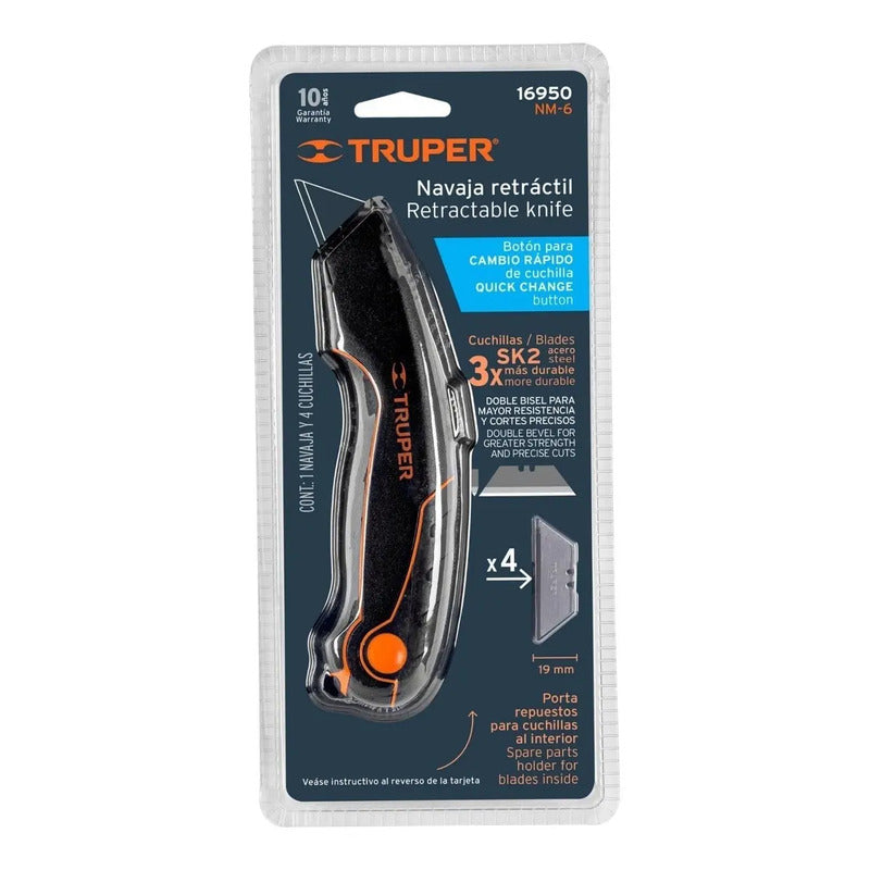 Cuchillo Cartonero Truper - Nm6