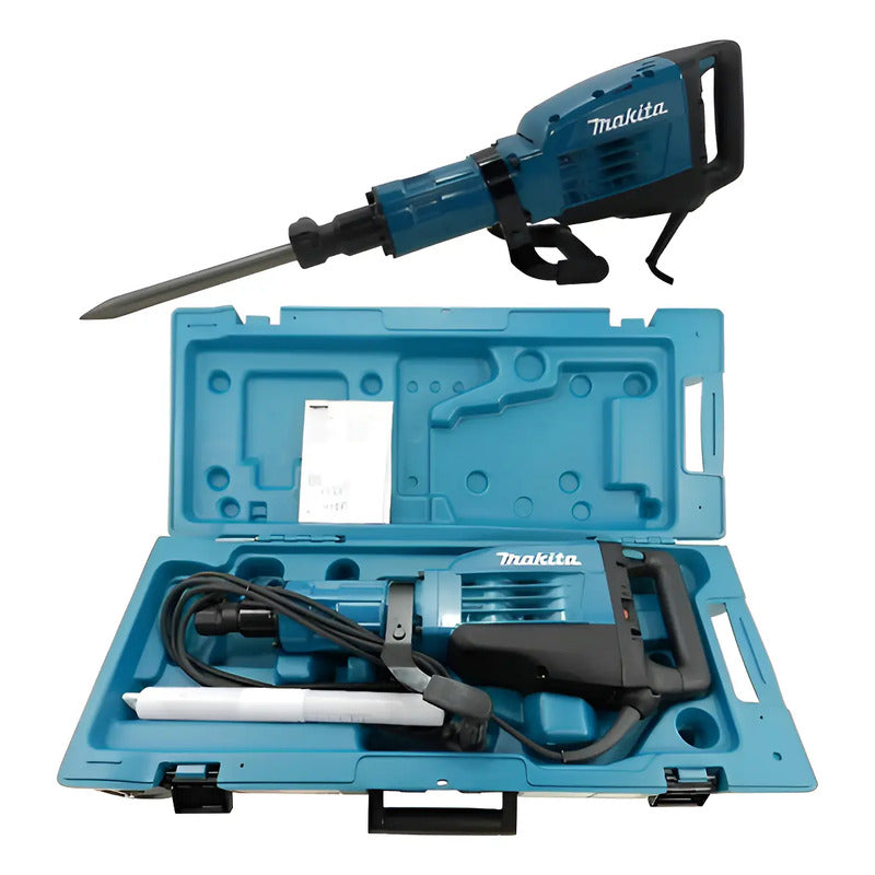 Martillo Demoledor 30mm Makita 1.510w 15,3 Kg Hm1307c 220v Turquesa