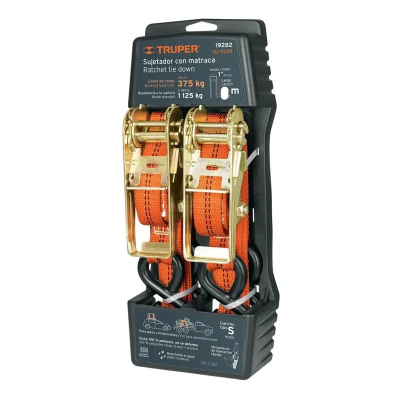 Eslinga Para Carga 1125kg 4 Mts Truper Su-1125r