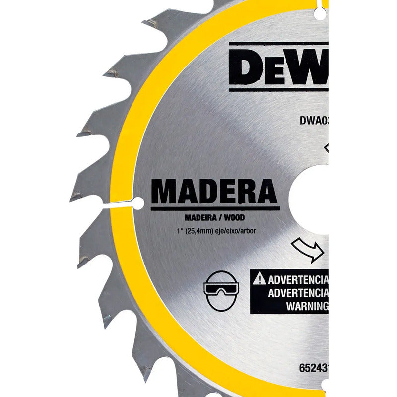 Disco Sierra Dewalt Dwa03080 - 7 1/4 24d Plateado